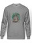 My Neighbor Komşum Totoro Baskılı Gri Erkek Örme Sweatshirt Uzun Kol 1