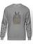 My Neighbor Komşum Totoro Baskılı Gri Erkek Örme Sweatshirt Uzun Kol 1