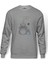 My Neighbor Komşum Totoro Baskılı Gri Erkek Örme Sweatshirt Uzun Kol 1