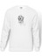 Laika First Dog In Space T Baskılı Beyaz Erkek Örme Sweatshirt Uzun Kol 1