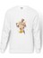 Lakers Basket Oyuncusu Basketbol Baskılı Beyaz Erkek Örme Sweatshirt Uzun Kol 1