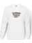 Led Zeppelin Baskılı Beyaz Erkek Örme Sweatshirt Uzun Kol 1