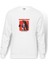 Magnum Force Clint Eastwood Baskılı Beyaz Erkek Örme Sweatshirt Uzun Kol 1
