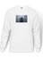 Marilyn Manson Baskılı Beyaz Erkek Örme Sweatshirt Uzun Kol 1