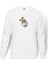 Mario Luigi Bowsers Inside Story Bowser Baskılı Beyaz Erkek Örme Sweatshirt Uzun Kol 1