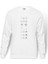 My Neighbor Komşum Totoro Baskılı Beyaz Erkek Örme Sweatshirt Uzun Kol 1