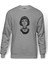 Sevginin Gücü Mathilda & Leon The Baskılı Gri Erkek Örme Sweatshirt Uzun Kol 1