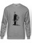 The Professional Sevginin Gücü Mathilda & Baskılı Gri Erkek Örme Sweatshirt Uzun Kol 1