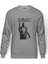 The Punisher Frank Castle Jon Bernthal Baskılı Gri Erkek Örme Sweatshirt Uzun Kol 1