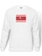 Niki Lauda Formula Baskılı Beyaz Erkek Örme Sweatshirt Uzun Kol 1