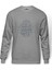 Shawn Mendes 1998 Baskılı Gri Erkek Örme Sweatshirt Uzun Kol 1
