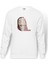 La Case De Papel Nombres De Baskılı Beyaz Erkek Örme Sweatshirt Uzun Kol 1