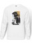 Leon & Mathilda The Professional Sevginin Baskılı Beyaz Erkek Örme Sweatshirt Uzun Kol 1