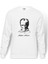 K Atatürk İmza 1881 1938 Baskılı Beyaz Erkek Örme Sweatshirt Uzun Kol 1