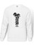 Peaky Blinders Tommy Shelby Cillian Murphy Baskılı Beyaz Erkek Örme Sweatshirt Uzun Kol 1