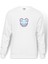 Radiohead Baskılı Beyaz Erkek Örme Sweatshirt Uzun Kol 1