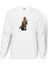 Red Dead 2 John Marston Baskılı Beyaz Erkek Örme Sweatshirt Uzun Kol 1