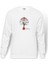Red Hot Chili Peppers Baskılı Beyaz Erkek Örme Sweatshirt Uzun Kol 1