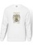 Rick Darvin Anatomi Baskılı Beyaz Erkek Örme Sweatshirt Uzun Kol 1