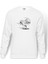 Roger Federer Pic1 Baskılı Beyaz Erkek Örme Sweatshirt Uzun Kol 1