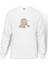 Sherlock Holmes Dedek Kurgu Özel Dedek Baskılı Beyaz Erkek Örme Sweatshirt Uzun Kol 1