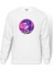 Stranger Things Steve Baskılı Beyaz Erkek Örme Sweatshirt Uzun Kol 1