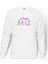 The Beatles Minimalist Baskılı Beyaz Erkek Örme Sweatshirt Uzun Kol 1