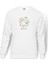 Unicorn Bring It On Unicorn With Baskılı Beyaz Erkek Örme Sweatshirt Uzun Kol 1