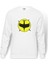 Zagor Patrick Wilding Baskılı Beyaz Erkek Örme Sweatshirt Uzun Kol 1