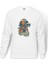 Your Turn Baskılı Beyaz Erkek Örme Sweatshirt Uzun Kol 1