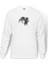 World Of Warcraft Illidan Stormrage Baskılı Beyaz Erkek Örme Sweatshirt Uzun Kol 1