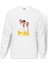 Depeche Mode Baskılı Beyaz Erkek Örme Sweatshirt Uzun Kol 1