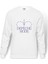 Depeche Mode Baskılı Beyaz Erkek Örme Sweatshirt Uzun Kol 1