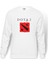 Dota2 Valve Logo Baskılı Beyaz Erkek Örme Sweatshirt Uzun Kol 1
