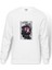 Fight Club Baskılı Beyaz Erkek Örme Sweatshirt Uzun Kol 1