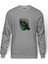 Gta V Clan Logo Baskılı Gri Erkek Örme Sweatshirt Uzun Kol 1