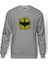 Zagor Patrick Wilding Baskılı Gri Erkek Örme Sweatshirt Uzun Kol 1