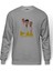 Depeche Mode Baskılı Gri Erkek Örme Sweatshirt Uzun Kol 1