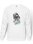 Wars Vıı Anakin Skywalker Baskılı Beyaz Erkek Örme Sweatshirt Uzun Kol 1