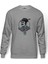 Gardrop Fuat Baskılı Gri Erkek Örme Sweatshirt Uzun Kol 1