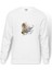 Altın Renkli Mikrofon Mikrofon Shure Müzik Baskılı Beyaz Erkek Örme Sweatshirt Uzun Kol 1