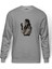 The Haunting Of Hill House Theo Crain Baskılı Gri Erkek Örme Sweatshirt Uzun Kol 1