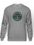 Star Coffee Baskılı Gri Erkek Örme Sweatshirt Uzun Kol 1