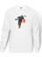 Battlefield Play4Free Baskılı Beyaz Erkek Örme Sweatshirt Uzun Kol 1