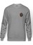 3D Gözlük 3 Boyutlu Gözlük Göğüs Baskılı Gri Erkek Örme Sweatshirt Uzun Kol 1