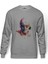 Ttan Lee Marvel Color Baskılı Gri Erkek Örme Sweatshirt Uzun Kol 1
