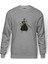 Anime Byakuya Kuchiki Baskılı Gri Erkek Örme Sweatshirt Uzun Kol 1
