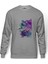 Anime Attack On Titan Baskılı Gri Erkek Örme Sweatshirt Uzun Kol 1