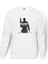 Call Of Duty Mw3 Baskılı Beyaz Erkek Örme Sweatshirt Uzun Kol 1
