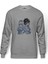 Anime Fairy Tail Glass Guild Emblem Baskılı Gri Erkek Örme Sweatshirt Uzun Kol 1